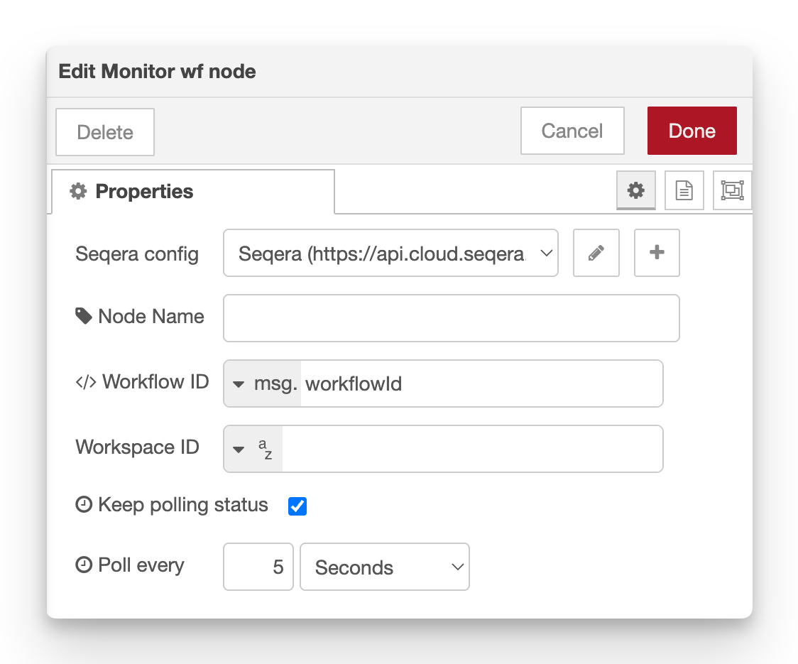 launch node edit panel